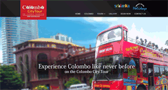 Desktop Screenshot of colombocitytours.com