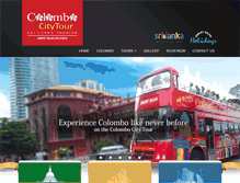 Tablet Screenshot of colombocitytours.com